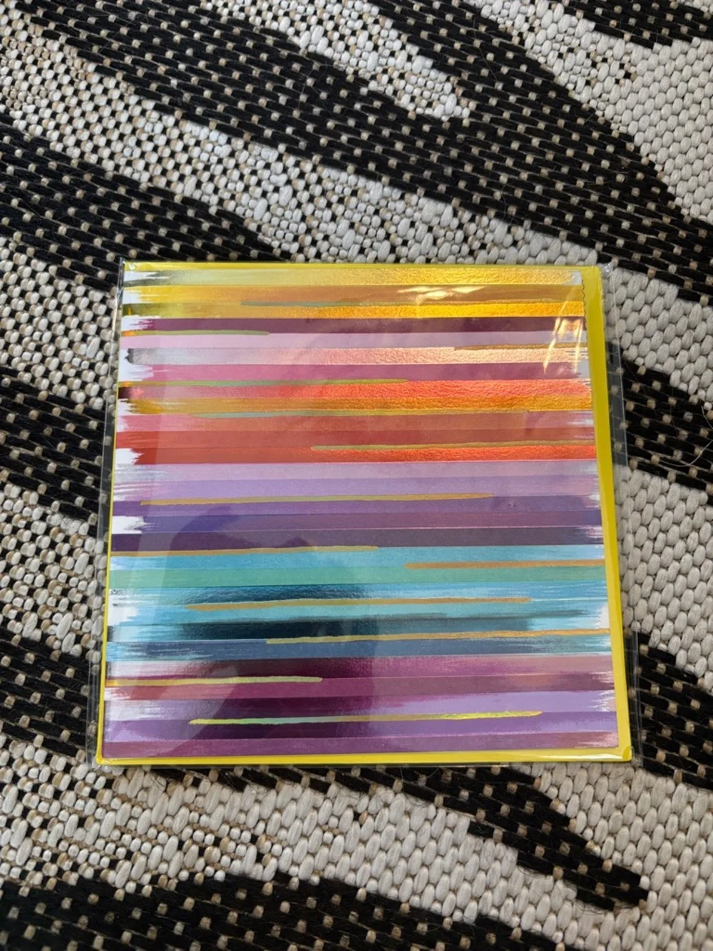 🆕Papyrus Colorful Brushstrokes Greeting Card